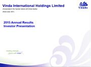 presentations & webcast archive丨2015 annual results